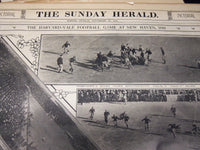 1910-1911 THE BOSTON HERALD SUNDAY PICTORIAL SECTIONS LOT OF 15 - UP 85