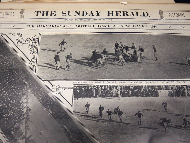1910-1911 THE BOSTON HERALD SUNDAY PICTORIAL SECTIONS LOT OF 15 - UP 85