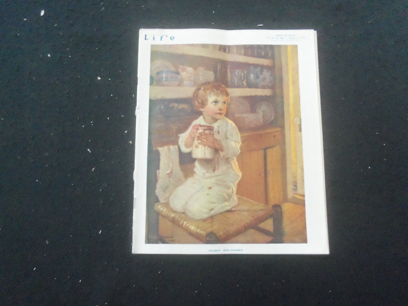 1914 OCTOBER 22 LIFE MAGAZINE - CAUGHT RED-HANDED - L 760D