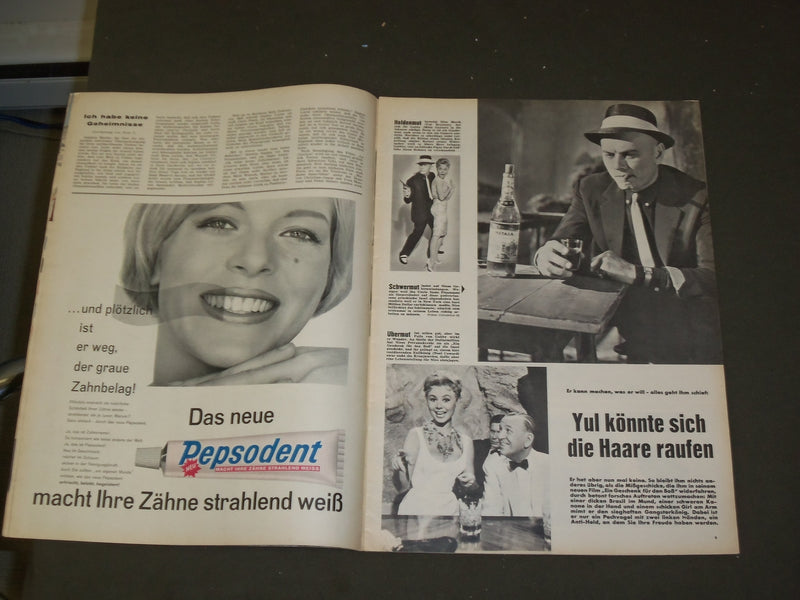1960 OCT FILM REVIEW (GERMAN) MAGAZINE - NICE PHOTOS, ARTICLES & ADS - B 4004