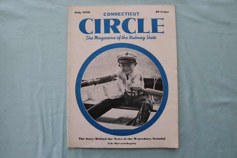 1938 JULY CONNECTICUT CIRCLE MAGAZINE - KID SAILOR COVER - E 26509