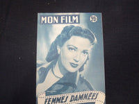 1955 AUGUST 31 MON FILM FRENCH MAGAZINE - LINDA DARNELL COVER - E 26122