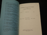 1927-1952 UNIVERSITY OF ILLINOIS REPORTS LOT OF 12 - SOFTCOVER - WR 20