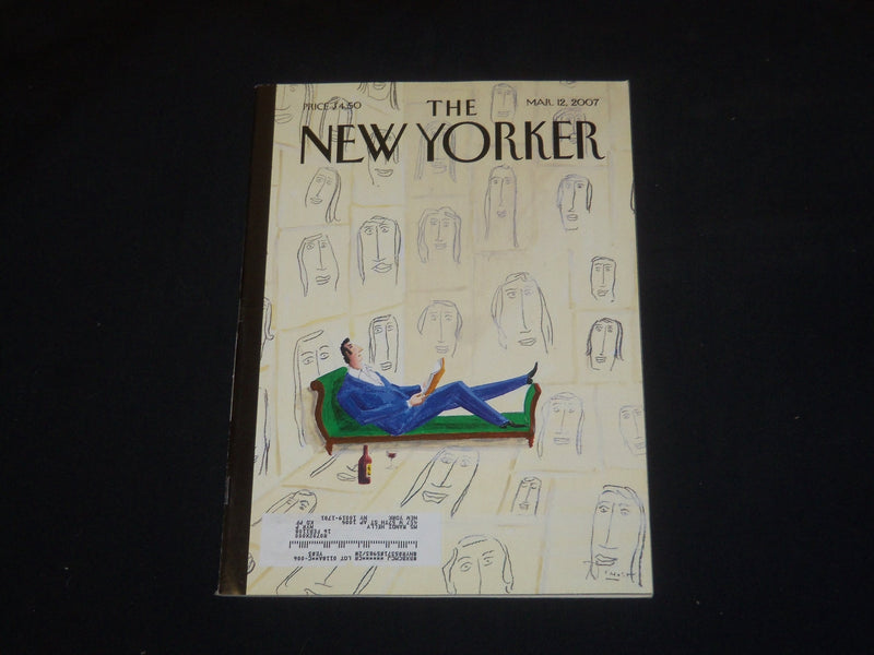 2007 MARCH 12 THE NEW YORKER MAGAZINE - ILLUSTRATED COVER - NY 2096