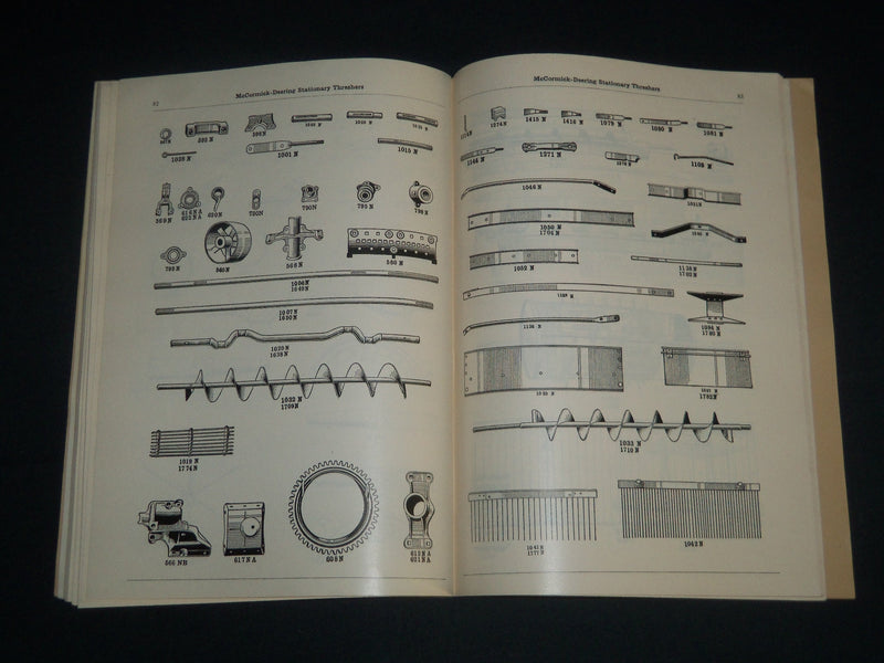 1935 MCCORMICK DEERING ALL-STEEL & WOOD FRAME THRESHERS CATALOG - J 4352