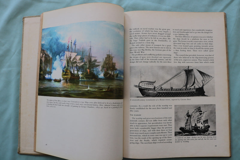 1963 SHIPS HARDCOVER BOOK BY PAUL HAMLYN- KD 9655
