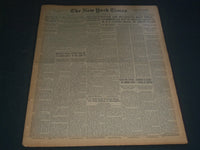 1940 OCTOBER 4 NEW YORK TIMES - HITLER AND MUSSOLINI MEET TODAY - NT 7339