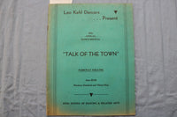 1939 LEO KEHL DANCERS PRESENT TALK OF THE TOWN PROGRAM - WISCONSIN - K 3225