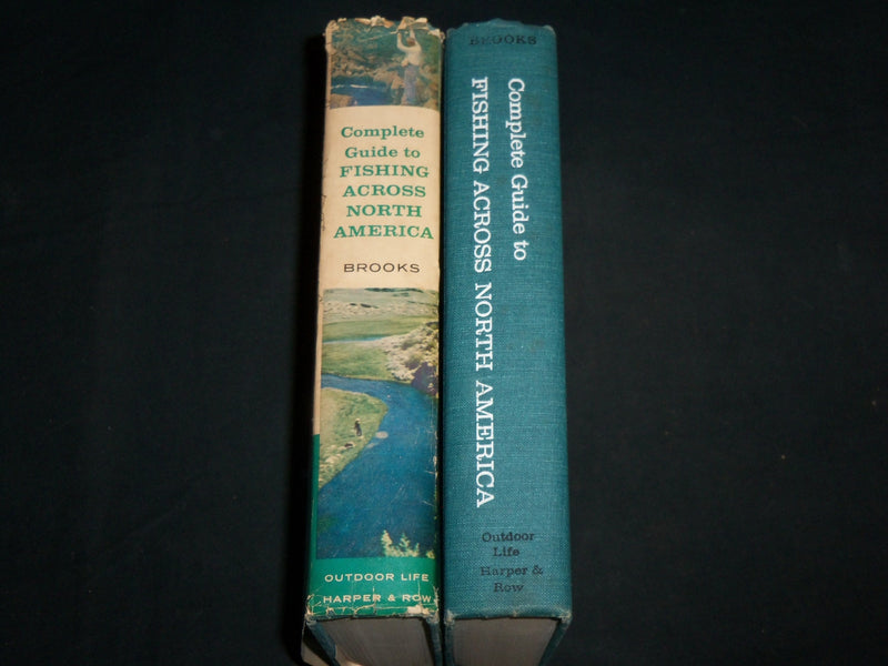 1966 COMPLETE GUIDE TO FISHING ACROSS NORTH AMERICA BOOK LOT OF 2 - KD 6793