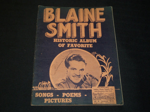 1943 BLAINE SMITH HISTORIC ALBUM OF FAVORITE SIGNED MUSIC BOOK - JC 50