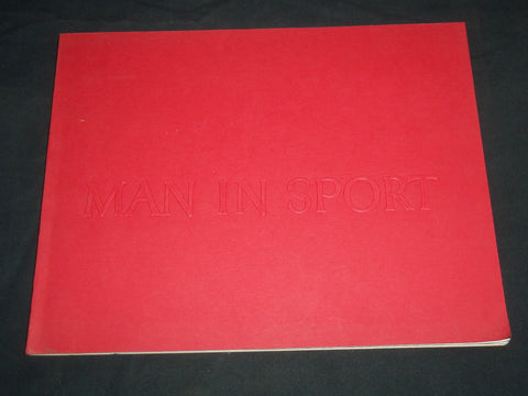 1967 MAN IN SPORT EXHIBITION OF PHOTOGRAPHY CATALOG BY ROBERT RIGER - J 8172