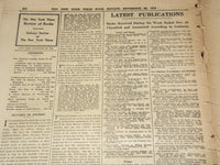 1916 NEW YORK TIMES NEWSPAPER BOOK REVIEW SECTIONS LOT OF 30 ISSUES - O 3221D
