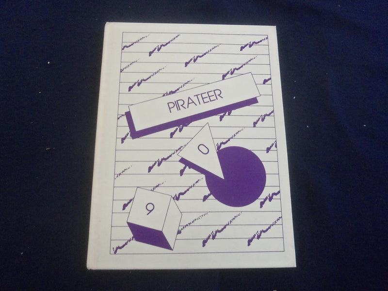 1990 PIRATEER PETERSBURG HIGH SCHOOL YEARBOOK - PETERSBURG, NEBRASKA - YB 2840