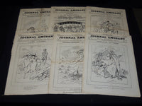 1880 JOURNAL AMUSANT ILLUSTRE FRENCH MAGAZINE LOT OF 30 - FASHION ILLUS- O 3197J