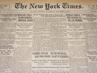 1916 NOVEMBER 25 NEW YORK TIMES - MEXICANS YIELD TO OUR DREAMS - NT 7720