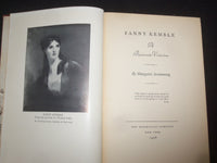 1938 FANNY KEMBLE A PASSIONATE VICTORIAN HARDCOVER BOOK BY M. ARMSTRONG- KD 9288