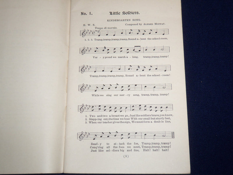 1896 THE KNICKERBOCKER SERIES OF SCHOOL SONGS BOOK 1 BY F. E. HOWARD - K 518