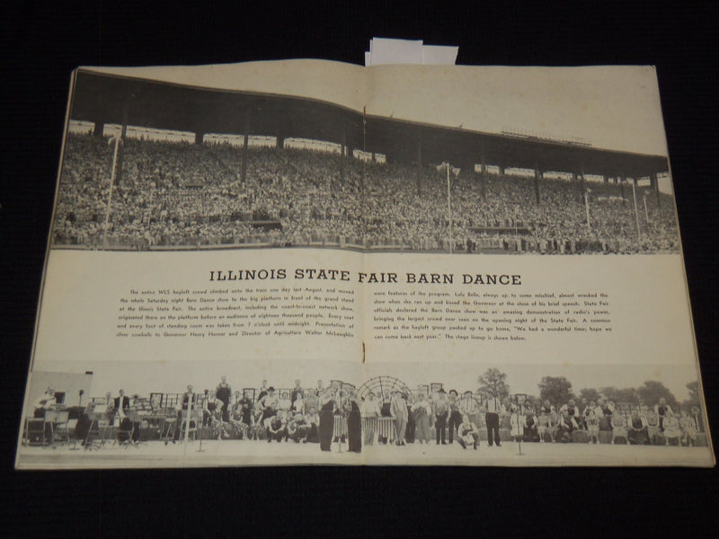1936 WLS FAMILY ALBUM PUBLISHED BY THE PRAIRIE FARMER - SOFTCOVER - J 7280
