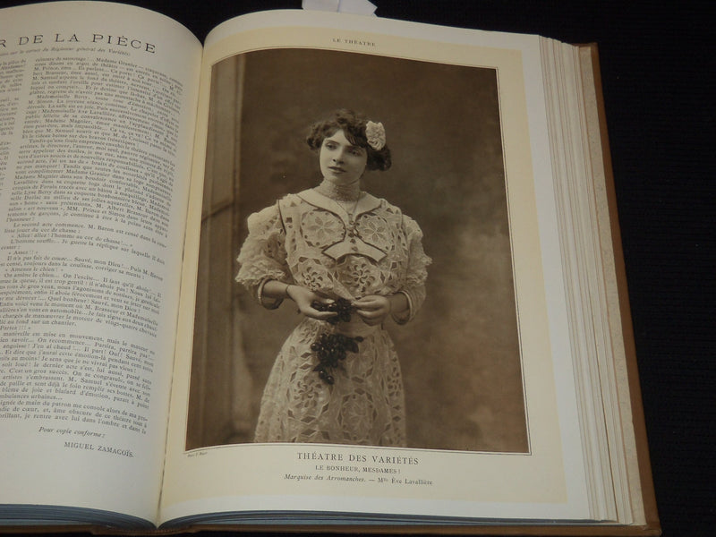 1905 JULY-DECEMBER LE THEATRE MAGAZINE BOUND VOLUME - 12 ISSUES - KD 2278K
