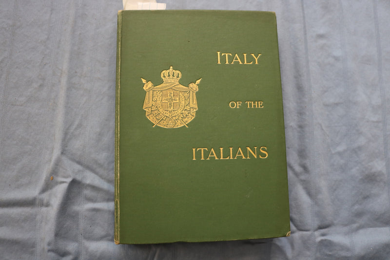 1908 ITALY OF THE ITALIANS HARDCOVER BOOK BY HELEN ZIMMERN- KD 9487