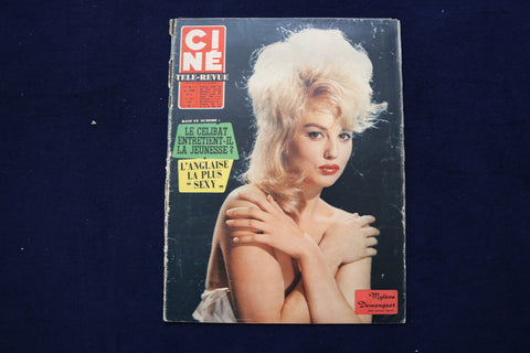 1962 MAY 31 CINE TELE-REVUE MAGAZINE - RICHARD BURTON BACK COVER - E 22038