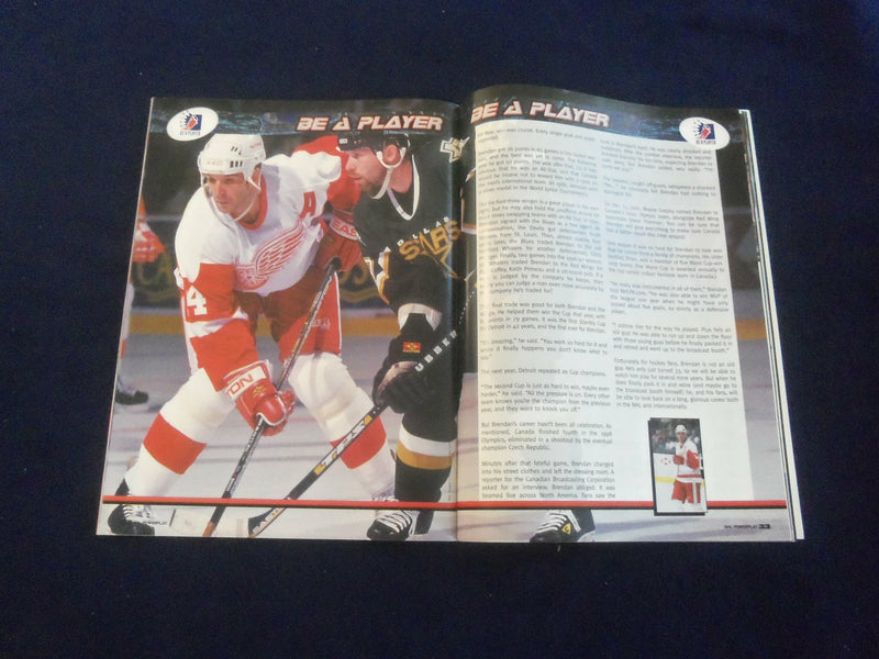 2002 FEBRUARY/MARCH POWER PLAY HOCKEY MAGAZINE - DOUG WRIGHT COVER - F 254O