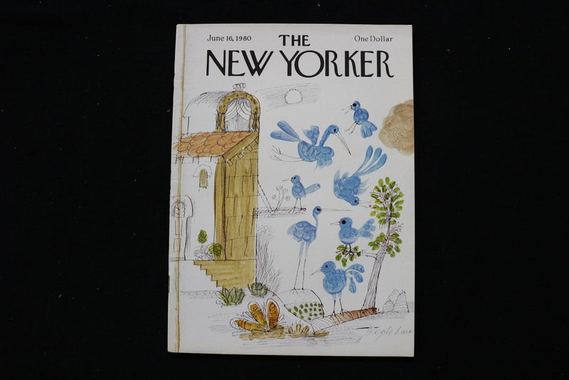 1980 JUNE 16 NEW YORKER MAGAZINE - GREAT ILLUSTRATED COVER - NY 3027