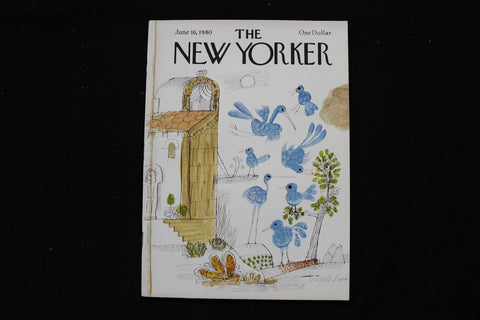 1980 JUNE 16 NEW YORKER MAGAZINE - GREAT ILLUSTRATED COVER - NY 3027