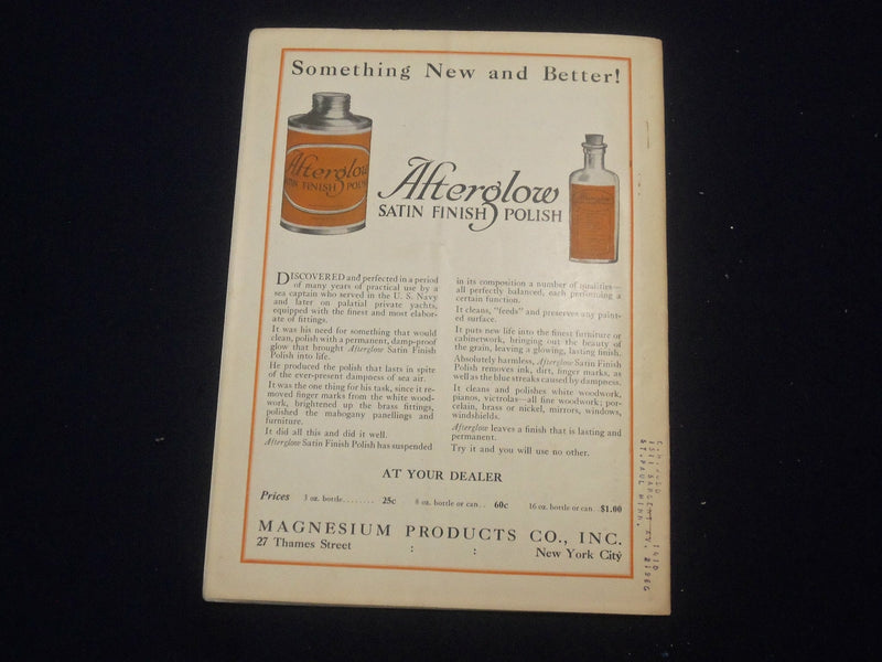 1921 AUGUST 20 JUDGE MAGAZINE - WHEN A MAN'S IN LOVE - ILLUS. & STORIES- ST 6882