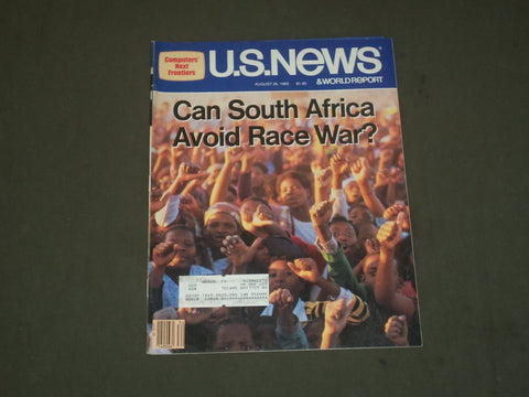 1985 AUG 26 U.S. NEWS & WORLD REPORT MAGAZINE-AVOID SO. AFRICA RACE WAR - B 2059