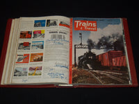 1953 TRAINS MAGAZINES BOUND VOLUME LOT OF 10 ISSUES - NICE COVERS - KD 2133B