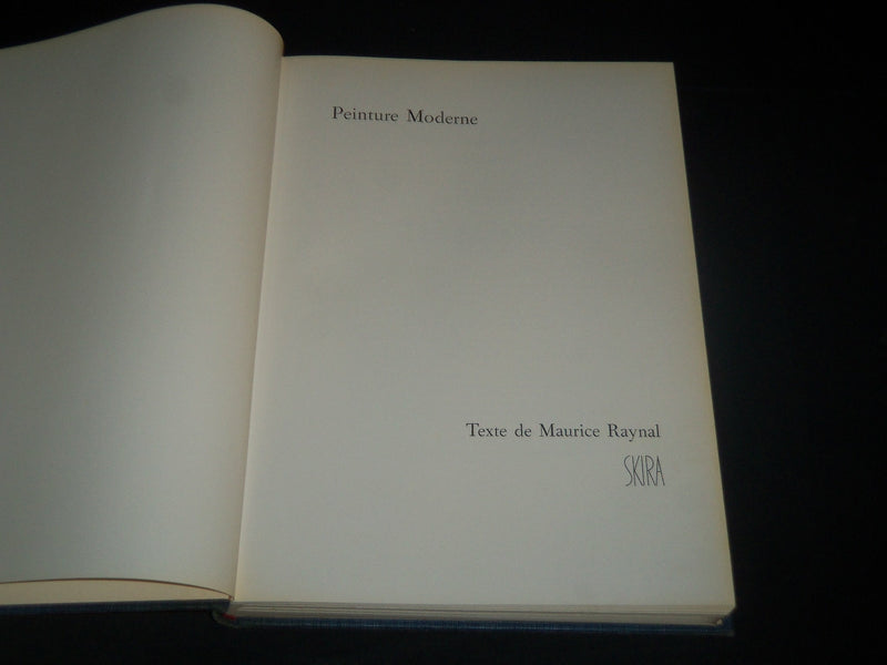 1953 PEINTURE MODERNE BOOK - MAURICE RAYNAL - ALBERT SKIRA - NICE ILLUS - R 275I