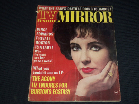 1963 NOVEMBER TV RADIO MIRROR MAGAZINE - LIZ TAYLOR COVER - E 13479
