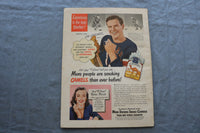 1948 FEBRUARY OUTDOOR LIFE MAGAZINE - HUNTERS WITH DOG COVER - SP 6182U
