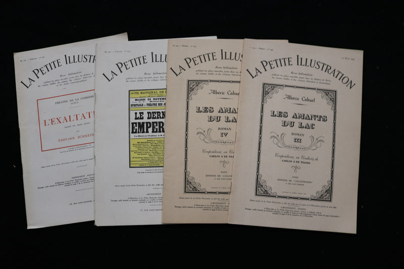 1923-1931 LA PETITE ILLUSTRATION MAGAZINE - FRENCH - LOT OF 45 - O 3691