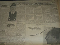 1941 DEC 11 SAN FRANCISCO CHRONICLE BOMBERS FIRE BATTLESHIP - SUPERMAN - NP 3651