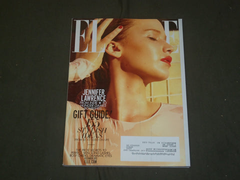 2012 DECEMBER ELLE MAGAZINE - JENNIFER LAWRENCE COVER - B 1894