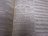 1862 SATURDAY REVIEW 2 BOUND VOLUMES - COMPLETE YR- PUBLISHED IN LONDON - R 1084