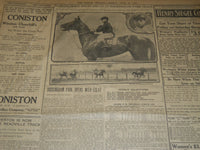 1906 JUNE 29 THE BOSTON HERALD -HARVARD EIGHT BEATS YALE IN CLOSEST RACE- BH 287