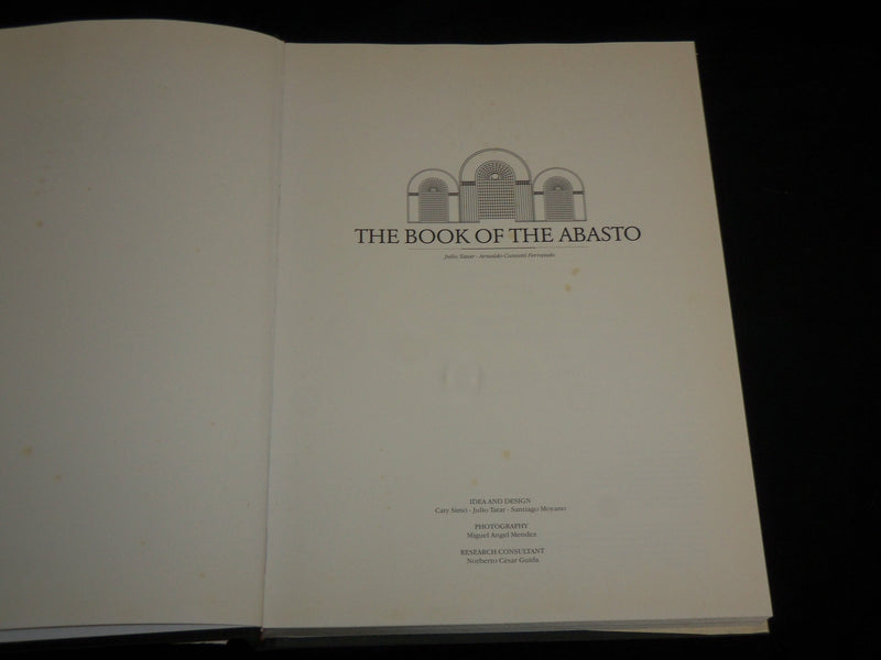 1998 THE BOOK OF THE ABASTO HARDCOVER BOOK BY JULIO TATAR - R 705B