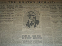 1905 APRIL 14 THE BOSTON HERALD - JOSEPH JEFFERSON IS ILL AT PALM BEACH - BH 164