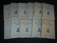 1909 NORTH AMERICAN REVIEW LOT OF 11 ISSUES - NICE STORIES/ARTICLES - WR 662