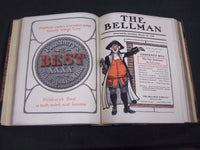 1908 THE BELLMAN MAGAZINE BOUND VOLUME LOT OF 2 COMPLETE YEAR - PHOTOS - R 416