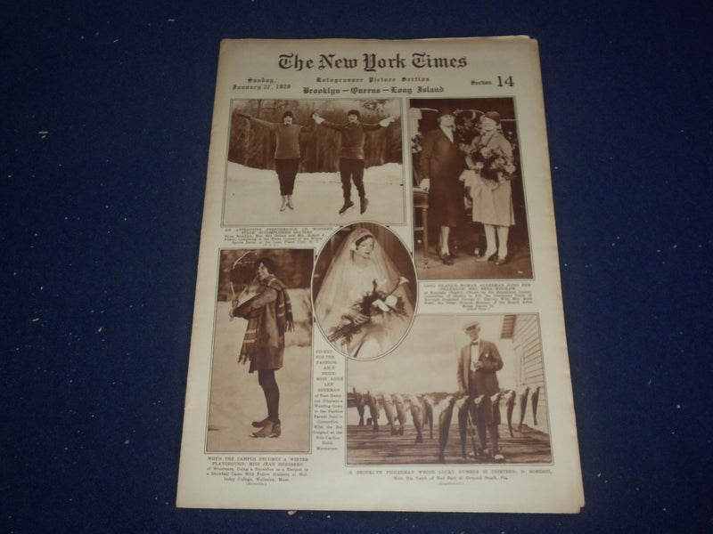 1929 JANUARY 27 NEW YORK TIMES BKLYN-QUEENS-LONG ISLAND PICTURE SECTION- NP 5003