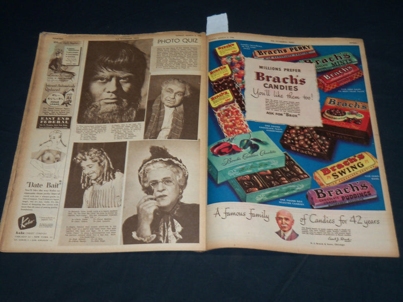 1946 MARCH 3 THE PITTSBURGH PRESS SUNDAY ROTO SECTION - FLORIDA - NP 4475
