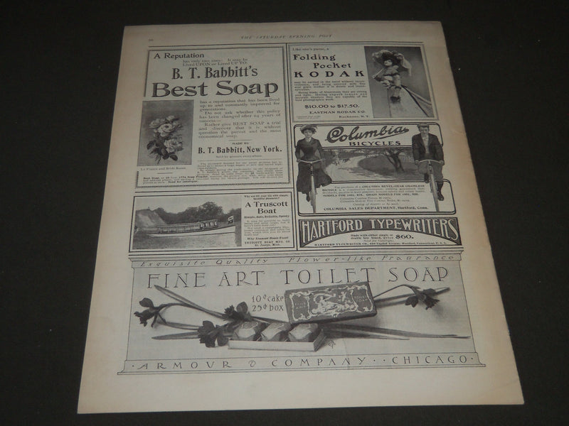1901 MAY 4 THE SATURDAY EVENING POST MAGAZINE - ILLUSTRATED COVER - SP 532