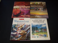 1990'S-2000'S WATERCOLOR HARDCOVER ART BOOKS LOT OF 16 - KD 2887