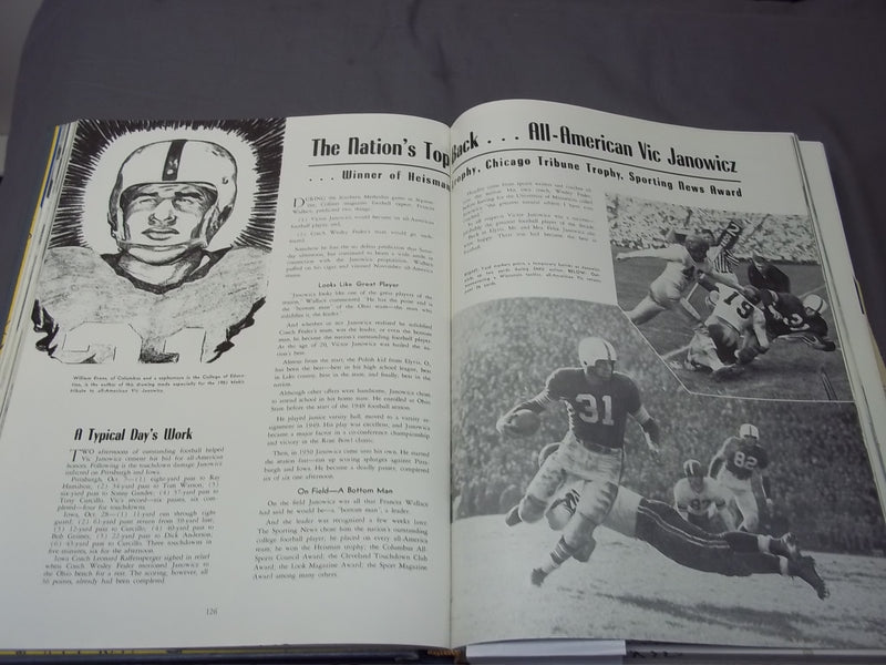 1951 MAKIO THE OHIO STATE UNIVERSITY YEARBOOK - VIC JANOWICZ BUCKEYES - YB 1719