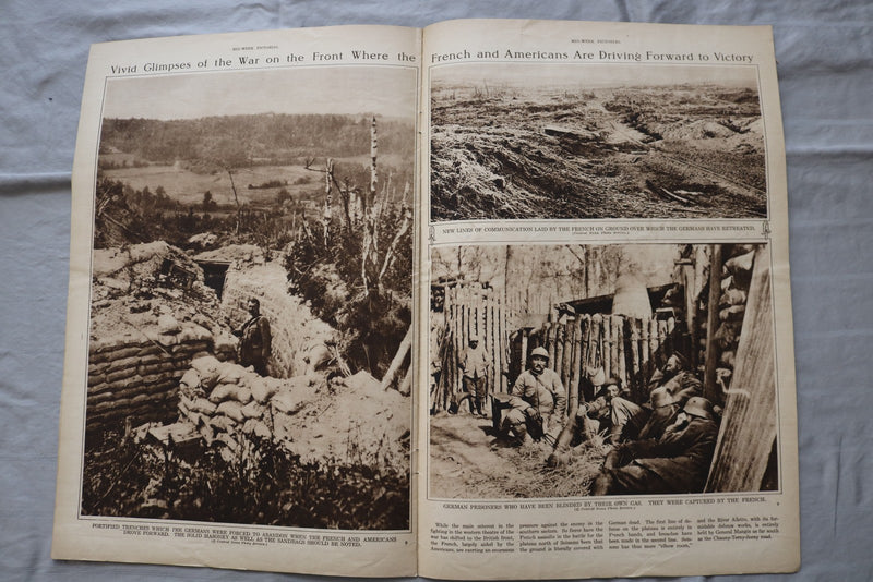 1918 SEP 12 MID-WEEK PICTORIAL MAGAZINE SECTION - AMERICAN SOLDIER - NP 9238