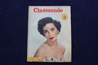 1953 MAY 15 CINEMONDE MAGAZINE - ELIZABETH TAYLOR - FRENCH COVER - E 23964